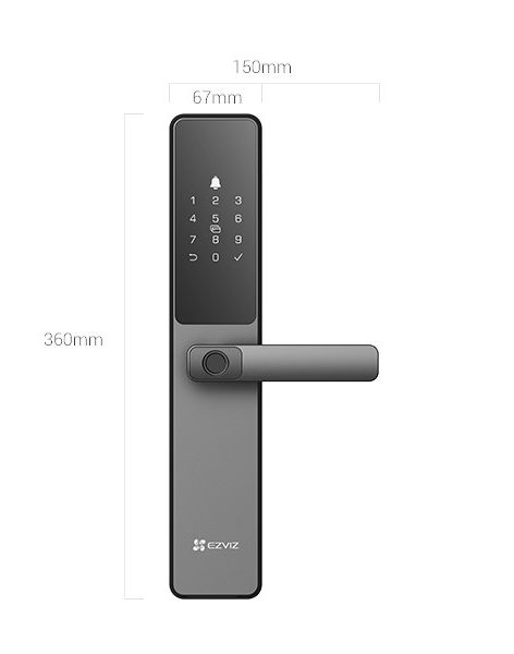 EZVIZ DL05 Smart Fingerprint Lock | 5085 Lock Body | Keyless Entry & Remote App Control